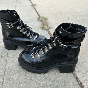 Jeffrey Campbell Czech Platform Combat Boot